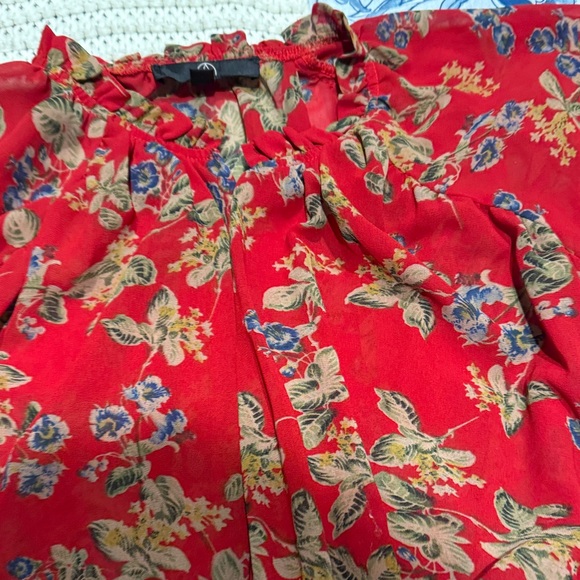 Missguided Red Floral Robe - Picture 11 of 11